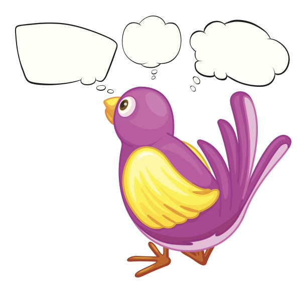 叫声空洞的紫色鸟图片下载