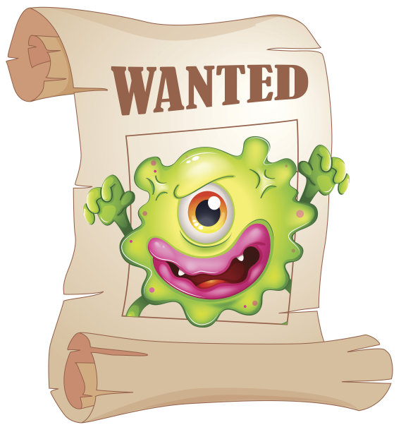 通缉海报上的独眼怪物图片下载