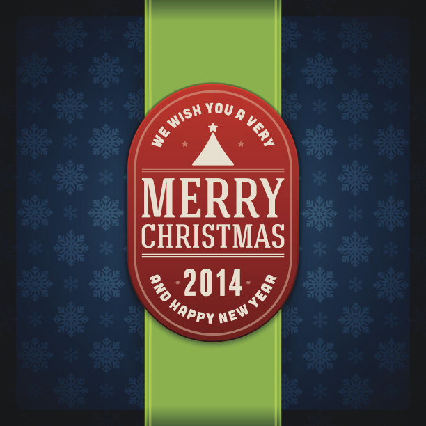 圣诞标签卡背景图片下载