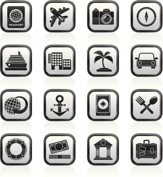 旅游及旅游标志图片下载