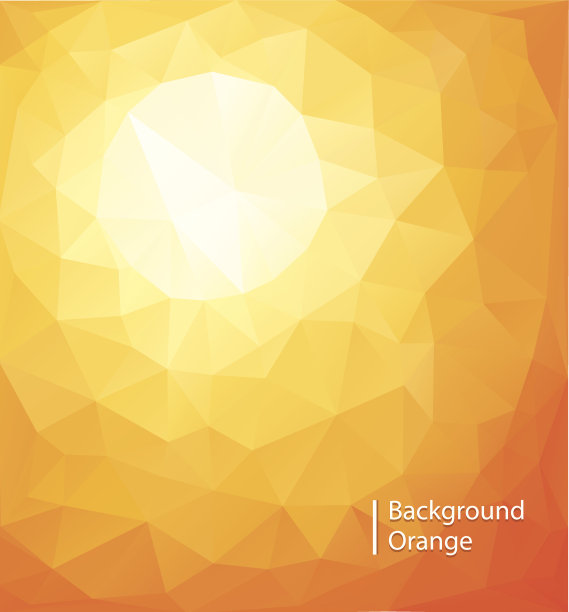 黄橙色几何图案背景图片下载