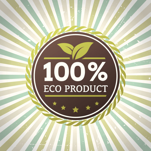 ECO产品矢量标签图片下载