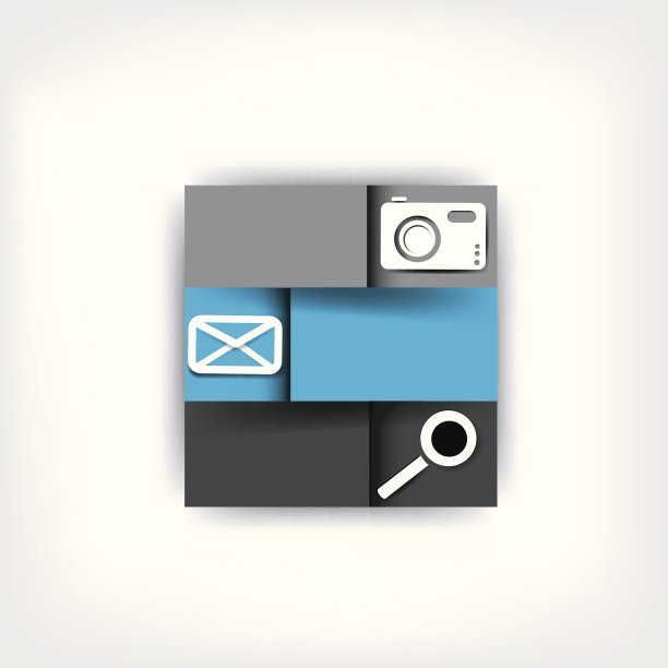 空白文本与信息图表元素图片下载