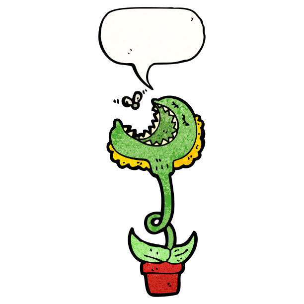 食虫植物卡通图片下载