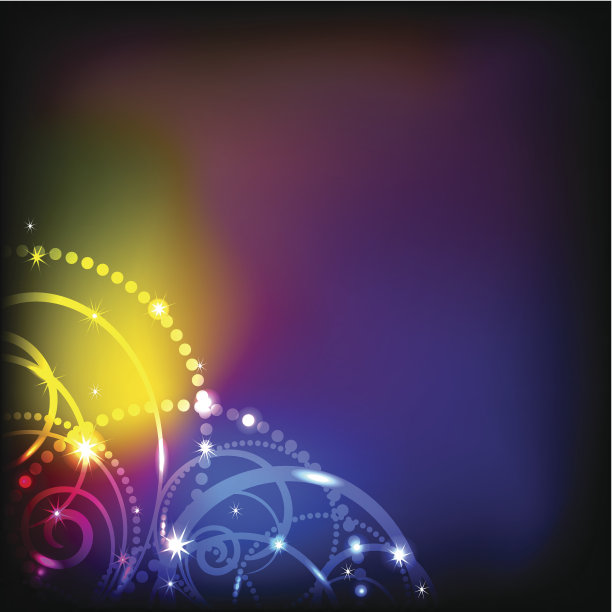 抽象的彩色灯光背景。每股收益10。图片下载