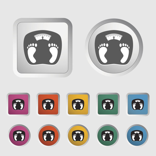 图标的重量。图片下载