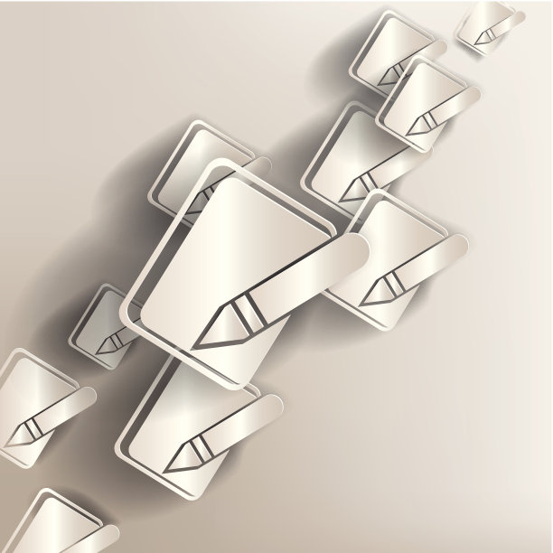 纸张背景与记事本网页图标，平面设计图片下载