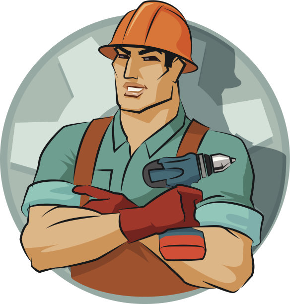 修理工用螺丝枪图片下载