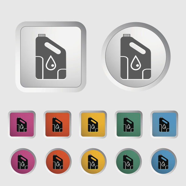 发动机油的图标罐。图片下载