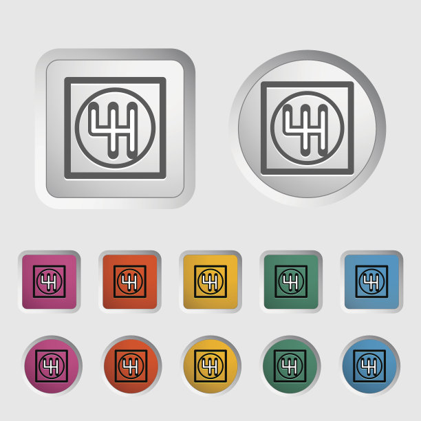 齿轮单个图标。图片下载