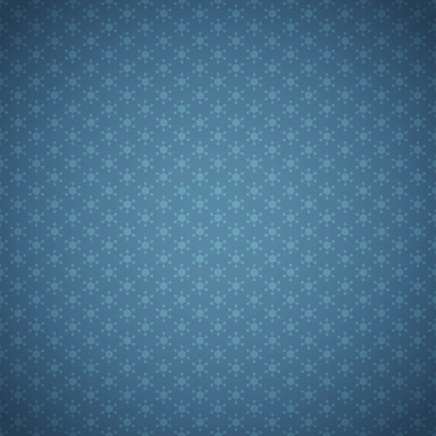 蓝色背景和雪花素材图片