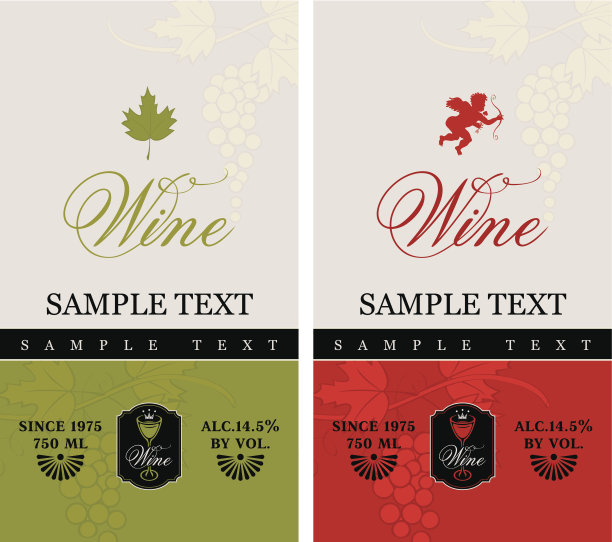 红白葡萄酒图片下载