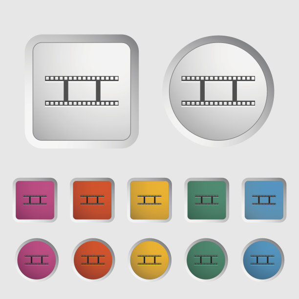 电影图标。图片下载