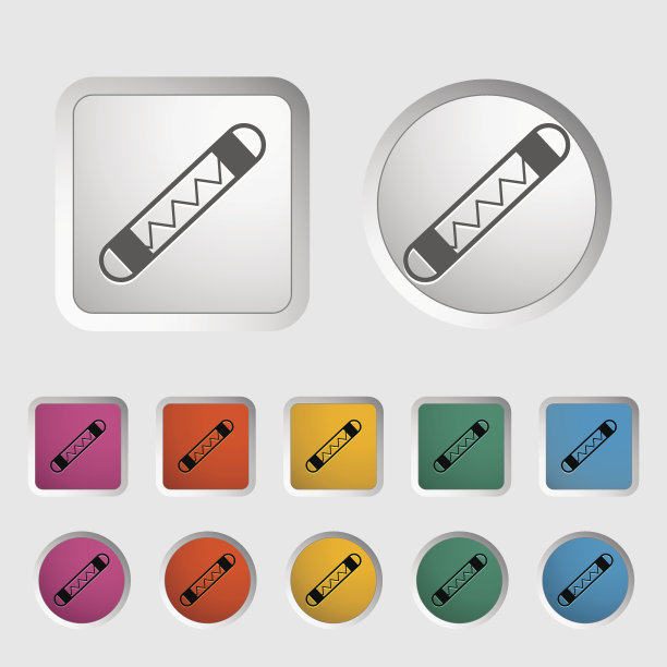 汽车保险丝单图标。图片下载
