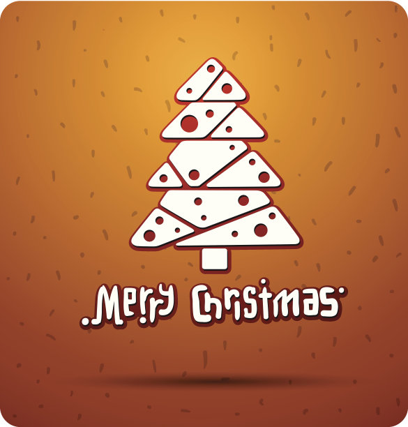 圣诞贺卡窗格子上素材图片