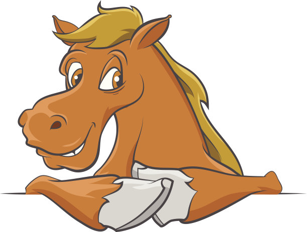 卡通马图片下载