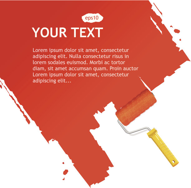 向量滚筒刷图片下载