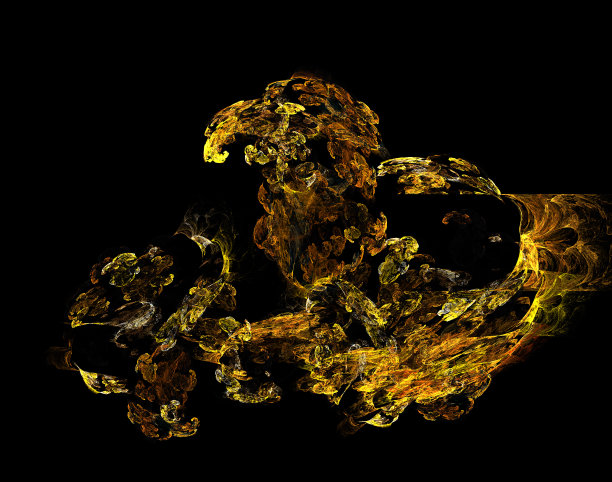 抽象光分形背景图片下载