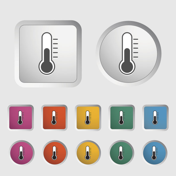 温度计图标。图片下载