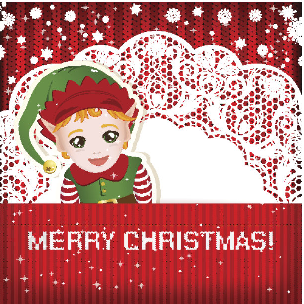 圣诞快乐精灵图片下载