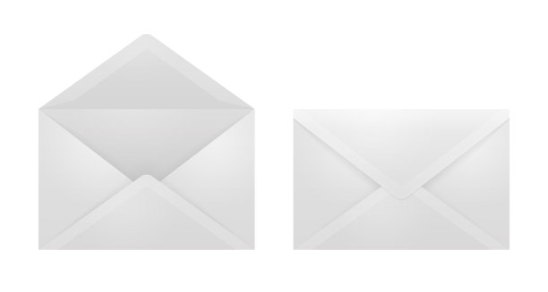 打开和关闭信封。图片下载