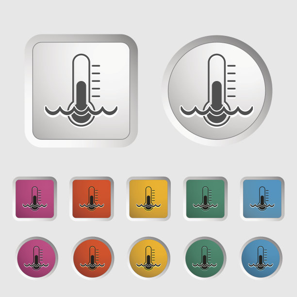 温度计图标。图片下载