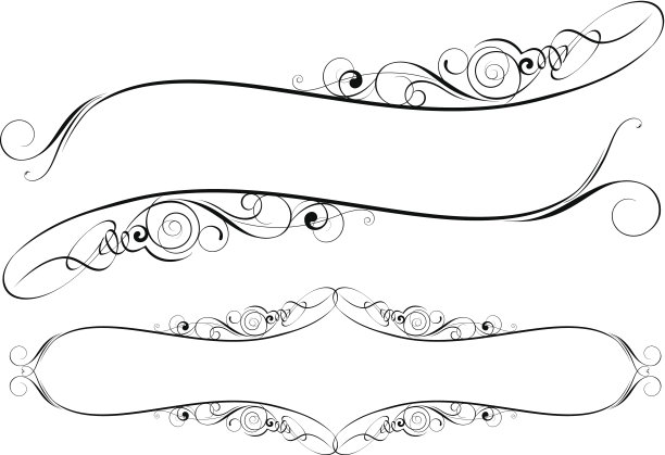 旋流和标签框架图片下载