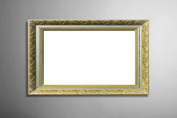 垃圾墙上的相框。图片下载