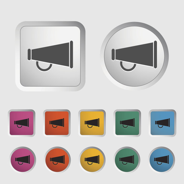 喇叭图标。图片下载