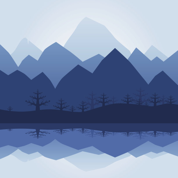 山的轮廓图片下载