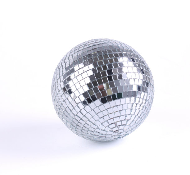 镜子球体孤立图片下载