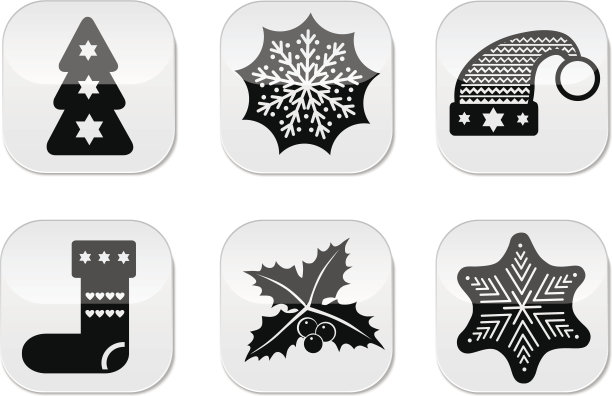 圣诞节快乐图标图片下载