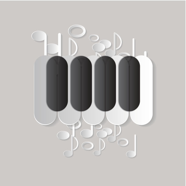 抽象的音乐背景图片下载