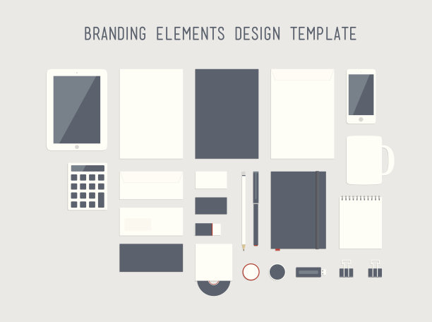 矢量插图的企业品牌设计图片下载