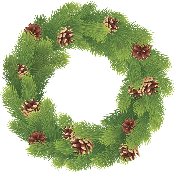 圣诞花环图片下载