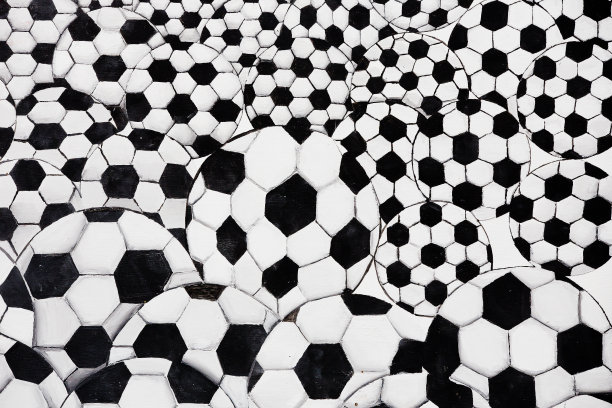 一个足球的无缝图像。图片下载