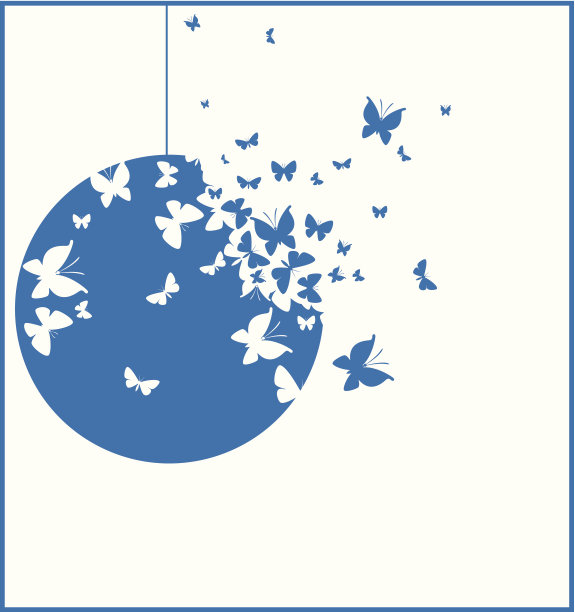 圣诞玩具,蓝色图片下载