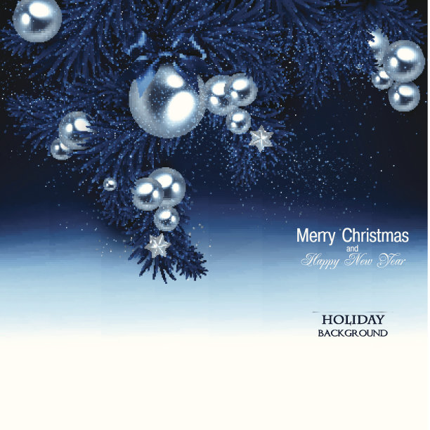 优雅的背景与圣诞花环图片下载