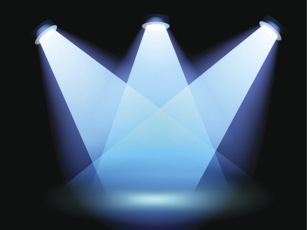 聚光灯在舞台上图片下载