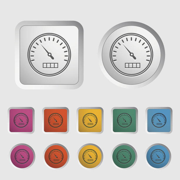 速度计图标。图片下载