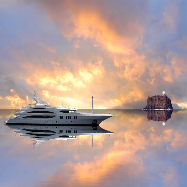 游艇。素材图片