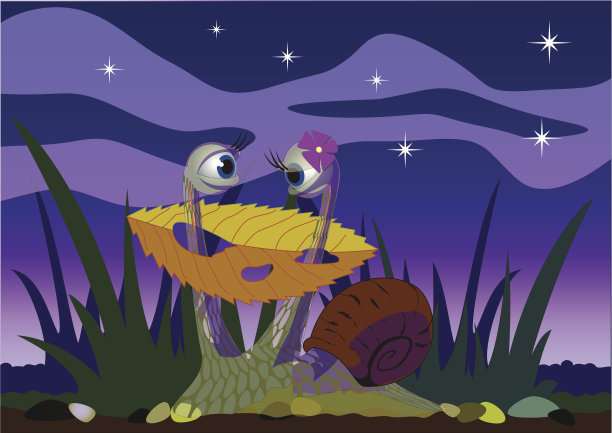 蜗牛的触角在恋爱图片下载