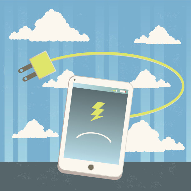 手机电池电量不足图片下载