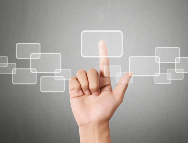 手按触屏按钮图片下载