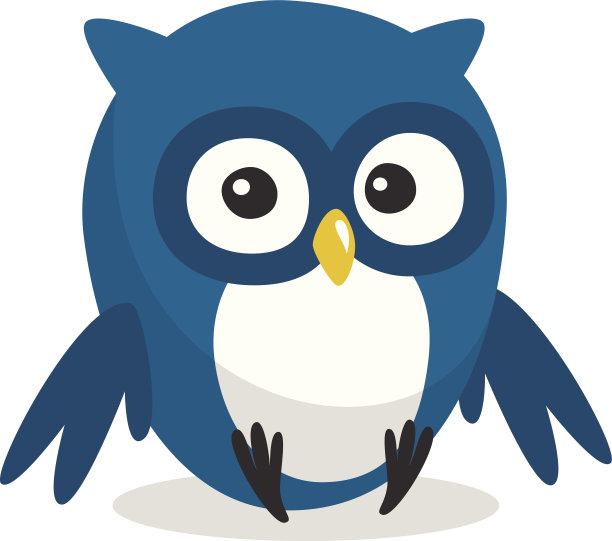 有趣的卡通猫头鹰图片下载