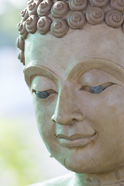 佛面由蜡制成图片下载