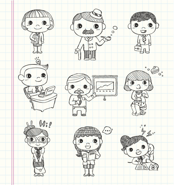 商人形象套装图片下载