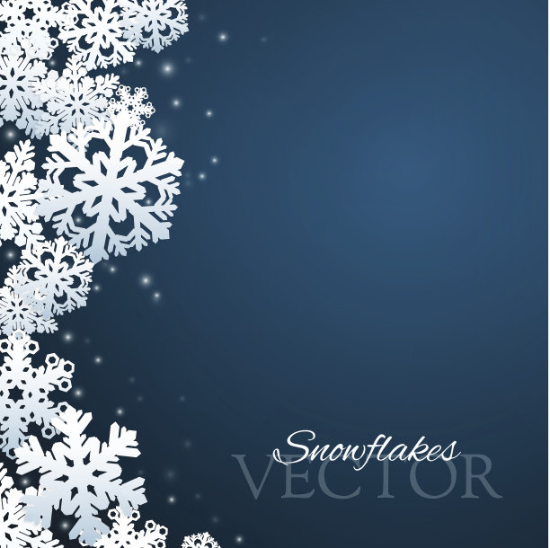 雪花的背景图片下载