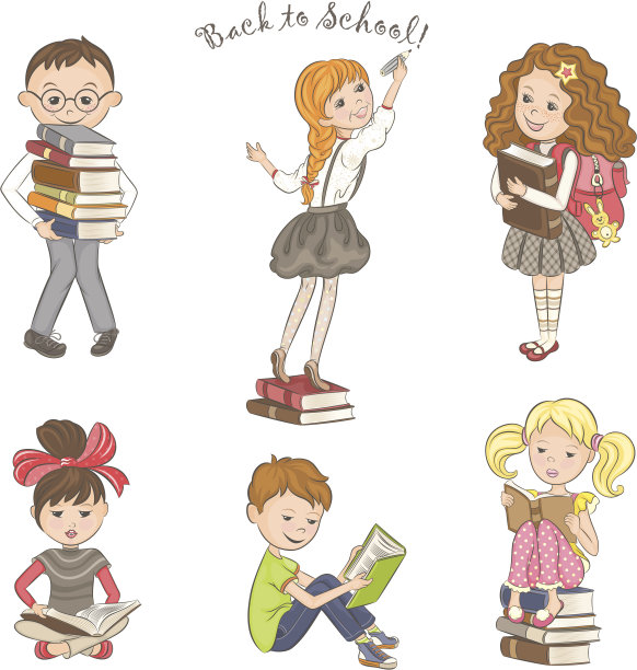 孩子插画素材ID：101294638