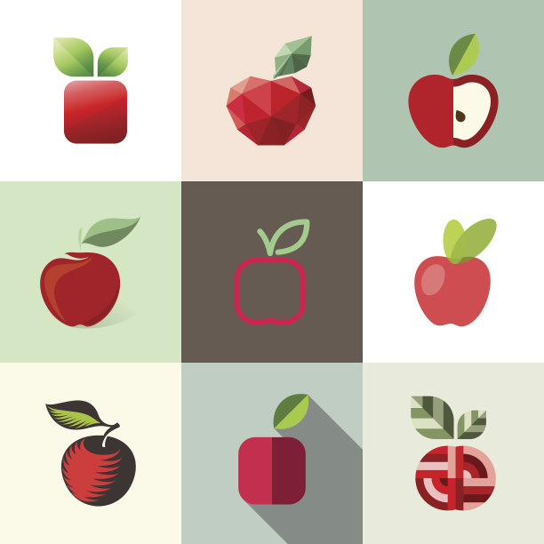 苹果。为设计元素。图片下载